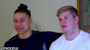 18 y/o anal virgin jock takes pecker from mani!